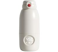 Luobannm Portable Wireless Thermostatic Cup Thermal Insulation Kettle Water Heating Flask