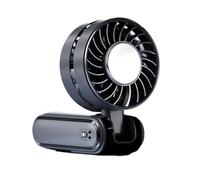 Luobannm Semiconductor Refrigeration Handheld Fan Portable Small Fan Handheld Small Fan BLACK