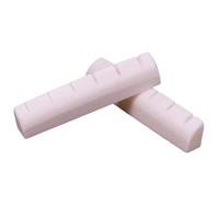 Luobannm Universal Ox Bone Nut and Bridge Sleeper Set for Folk Guitar