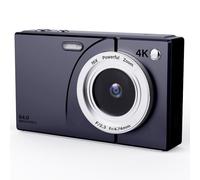 Luobannm16X Digital Zoom 64MP 4K CCD Digital Video Camera with 2.8inch Screen, Wifi Support and 32GB Memory Card Included A