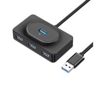 Luobannm4 Ports HUB Splitter USB 3.0 High Speed Hub One-To-Four Hard Drive Expansion Dock