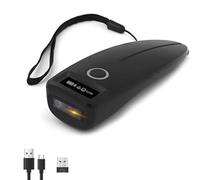 LuobannmBarcode Scanner 2.4G Wireless/USB Wired/Bluetooth Enabled 1D 2D Mini QR PDF417 EAN13 Data Matrix Bar Code Reader
