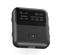 LuobannmBluetooth 5.4 Audio Transceiver Broadcast 1TX to 100+ RX Devices Clip-on LE Audio Adapter AAC/-AD/LC3 USB/AUX/MIC