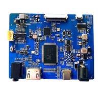 LuobannmCapacitive Touch Enabled LCD One-Line Display Driver Board Integrated Audio Interface Support