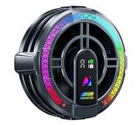 LuobannmCooler RGB Semiconductor Radiator for Tablet Smart Temperature Control with Digital Display Adjust Power Temp Control