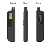 LuobannmGas Leak Sniffer Mini Handheld Natural Gas Combustible Gas Detector with Audible Alarm Gas Test Black