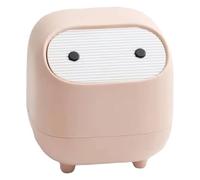 LuobannmNew Desktop Trash Can Small Office Mini Double Layer Trash Can Cute Mini Trash Storage Box