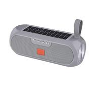 LuobannmOutdoor Solar Radio FM Radios MP3 Wireless Bluetooth V4.2 Speaker Sound Box Music Subwoofer Bass Aux Hifi Stereo B