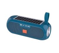 LuobannmOutdoor Solar Radio FM Radios MP3 Wireless Bluetooth V4.2 Speaker Sound Box Music Subwoofer Bass Aux Hifi Stereo A