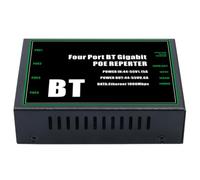 LuobannmPOE Repeater IEEE802.3 BT 4 Port Gigabit BT Extender 1 in 4 Out 100/1000Mbps 48V Wireless AP Camera Wierless