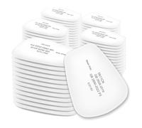 LuobannmRespirator Filter Cartridges Respirator Filter Cartridges for 6200, 6502 Mask Filters,Use for Dust-Proof Dust&Torch Cutting 5N11 Respirator Filter Cartridges for 6200, 6502, 7502, Series Mask