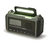 LuobannmSolar Hand Crank AM FM SW NOAA Weather Radio 4 Ways Powered 10000MAh Multifunction Radio Torch SOS Alarm Power Bank