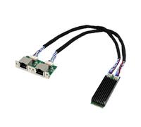 LuobannmST7465 M. 2 B+ M 2.5G Gigabit Ethernet Card I226-T2 Industrial Grade PCIE Dual Electrical Port Network Card I225V