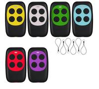 LuobannmUniversal Mhz Garage Door Opener Remote Control 433.92MHz Handheld Transmitter 6pcs