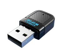 LuobannmWiFi6 Wireless Network Card Driver-Free Desktop Computer USB Dual-Band Bluetooth Wireless Receiver WiFi 200m