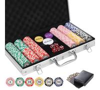 LUOBAO Premium Numbered Poker Chips for Card Board Game,for Texas Hold'em, Blackjack,Card Club or Late Night Poker Games