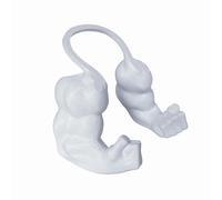 LUOBEIYAOHL Cat Arms Muscle Arms for Cats Neck Funny 3D Printed Arm Cosplay Accessories (White)