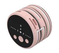 Luocute 080 Bone Conduction Wireless BT Music Box, Portable Foldable Lightweight Speaker with Built in White Noise Timer and Type C Charging, for Home Outdoor Travel Sleep (Pink)