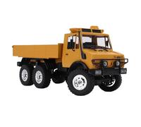 Luocute 1 18 Scale RC Off Road Truck, 6WD All Terrain Remote Control Crawler Vehicle with High Torque Motor and 2.4GHz Radio, for Adults and Kids Outdoor Adventure (Yellow)