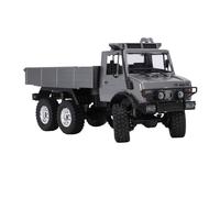 Luocute 1 18 Scale RC Off Road Truck, 6WD All Terrain Remote Control Crawler Vehicle with High Torque Motor and 2.4GHz Radio, for Adults and Kids Outdoor Adventure (Grey)