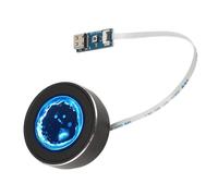 Luocute 1.3 Inch Round Touch Display, 320x240 LCD Module with Capacitive Touch, Smart Home Control, Hardness 6H, Sensitivity and Practicality, Support Encoders Customization,Aluminum Alloy