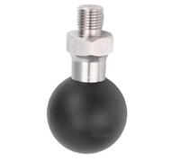 Luocute 1.5 Inch Ball Head, Stainless Steel Screw Rod Rubber Ball Mount with Integrated Design, Universal Compatibility with 1/2 Thread for Action Camera Photography Accessories