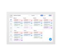Luocute 10.1 Inch Digital Calendar 1080P Touchscreen Family Planner with Chore Chart Meal Planner Photo Frame for Home Organization Wall or Desk (UK Plug)