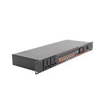 Luocute 10 Outlet Power Sequencer Conditioner, Rack Mount Digital Power Supply Surge Protector with Independent Switch for Home Theater Studio Audio Equipment (GB Plug)