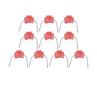 Luocute 10pcs Aerosol Fire Suppression Device Auto Thermal | Dual Line Snap On Flame Retardant Tool for Industrial Cabinet, Server Room and Engine Bay, 360 Degree Multi Point Coverage