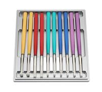 Luocute 10pcs Watch Pin Removal Tool Kit, Enhance Your Watch Repair Set with Non Slip Handle,Removal Install Repair Tool for Watchmakers and Watch Repairers,Delicate Watch Pin Removal Task