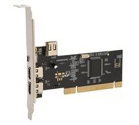Luocute 1394 Firewire Card, PCI Express to External IEEE High Speed Adapter Controller for Desktop DV, 1 X 1394 Adapter Controller PCI Firewire Card with 3 X External Ports