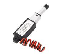 Luocute 15mm Stroke Mini Linear Actuator, 24VDC 70N Thrust Electric Micro Linear Actuator Speed 8mm 1s with Limit Switch for Robotics Home Automation Industrial