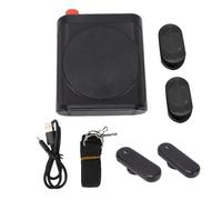 Luocute 15W Wireless Voice Amplifier, Portable PA System with 2 Magnetic Lavalier Mics Noise Reduction Bluetooth 5.3, for Teachers Guide Meetings Speeches (Black)