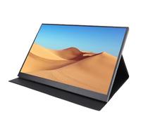 Luocute 16in Portable Monitor, 4K Resolution 120Hz Refresher Rate Computer Display, USB C, for Laptop PC Phone Switch TV with, Dual Speakers