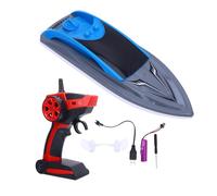 Luocute 2.4G RC Boat for Kids, 30 Min Battery (Blue)