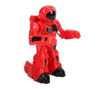 Luocute 2.4G Remote Control Fighting Robot, Interactive Electric Battle Toy with Motion Sensing Punching Action for Kids Family Dual Players (Red)