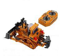 Luocute 2.4GHz RC Construction Truck Toy, Remote Control Engineering Vehicle with Alloy Body, Rechargeable 500mAh Battery for Boys