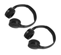 Luocute 2 Channel Cordless Infrared Stereo Headphone for Car DVD