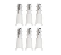 Luocute 20pcs Nose Hair Cutter Replacement Head, Lightweight Travel Small Nose Trimmer Replacement Accessories, with Cleaning Brush for Daily Maintenance