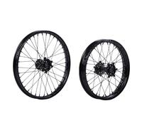 Luocute 21in 18in Front Rear Wheel Hubs Rims Set, Spoked Aluminum Alloy Replacement for Sur Ron Ultra Bee Dirt Bike, with Widened Hub Design for Enhanced Traction and Durability
