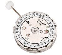 Luocute 2813 Watch Movement, Automatic Mechanical Watch Movement Replacement Part White Dial Metal with Plastic Box for Old Broken Mechanical Repair