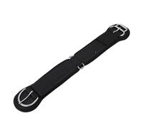 Luocute 28in Elastic Equestrian Belt with Bit Buckle and Leather Key Strap, Horse Belly Band High Elasticity Strap Wear Resist Adjustable Equestrian Belly Tools