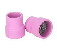 Luocute 2Pcs Ceramic Welding Cup for WP9 20 25 Air Cooled Torch | Industrial Grade Shield, High Temp Resistant, TIG Welding Equipment, Sturdy Construction, Long Service Life