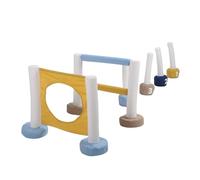 Luocute 3 in 1 Puppy Training Equipment, Easy to Disassemble Portable Dog Obstacle Course, Indoor Outdoor Training Kit with Pet Enclosure and for Small Medium Dogs