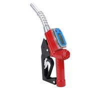 Luocute 32mm Fueling Nozzle with Connector, Electronic Meter Design, Anti Leakage Function, Durable Materials, Suitable for Gas Stations Oil Tankers Tractors Construction Sites