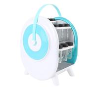 Luocute 360° Rotating Seasoning Rack, Space Saving Stable Structure, Jar Organizer for Kitchen Countertop, Organize, Store, and Display, for Home Chefs