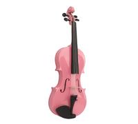 Luocute 4/4 Acoustic Violin, Full Size Violin Set for Adults Beginners with Case, Digital Tuner, Shoulder Rest, Rosin, Bow, Extra Strings, Fingerboard Sticker (Roseate)
