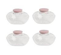 Luocute 4 Pcs Breastmilk Collection Cups, 150 ML Sealed System Easy to Clean Wearable Breastpump Milk Collector Cup, Replacement for M9 Breastfeeding Accessories