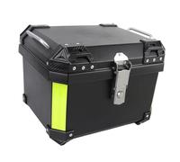 Luocute 45L Motorcycle Top Case, ABS Water Proof Motorcycle Trunk with Quick Release System, Detachable Washable Lining, for Helmet Luggage Storage