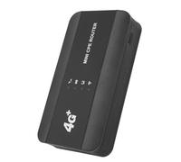 Luocute 4G WiFi6 Mobile Hotspot Router, Speed Portable Wi-Fi, 300Mbps Download High Speed, Supports 10 Users, 3000mAh Battery, Type C Port, SIM Card Required, No Contract, 1GB Local Data